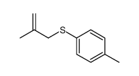 1-methyl-4-(2-methylprop-2-enylsulfanyl)benzene Structure