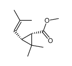 cis-chrysanthemic acid methyl ester结构式