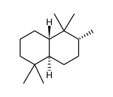 (2A,4AA,8ABETA)-1,1,2,5,5-PENTAMETHYLDECAHYDRONAPHTHALENE structure