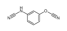 [3-(cyanoamino)phenyl] cyanate结构式