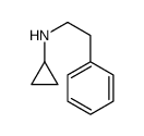 N-(2-phenylethyl)cyclopropanamine Structure