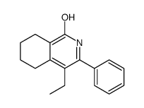 4-ethyl-3-phenyl-5,6,7,8-tetrahydro-2H-isoquinolin-1-one结构式