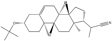 3β-(1,1-Dimethylethoxy)pregn-5-ene-20-carbonitrile structure