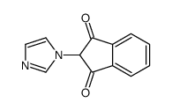 2-imidazol-1-ylindene-1,3-dione结构式