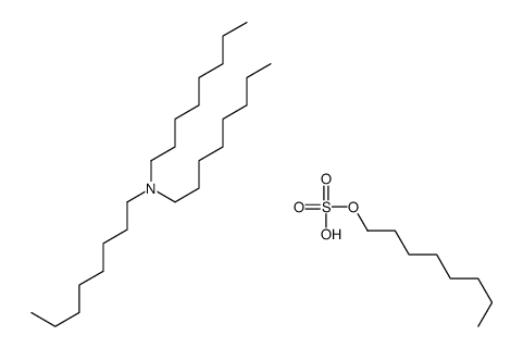 N,N-dioctyloctan-1-amine,octyl hydrogen sulfate Structure