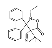 4'-cyano-2'-ethyl-4'-t-butylfluorene-9-spiro-3'-isoxazolidin-5'-one Structure