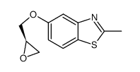 Benzothiazole, 2-methyl-5-[(2R)-oxiranylmethoxy]- (9CI) Structure