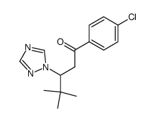 1-(4-chloro-phenyl)-4,4-dimethyl-3-[1,2,4]triazol-1-yl-pentan-1-one Structure