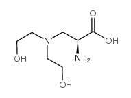 3-(N,N-二羟乙基氨基)-L-丙氨酸结构式