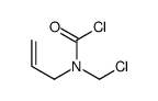 N-(chloromethyl)-N-prop-2-enylcarbamoyl chloride结构式