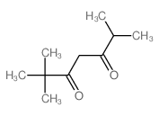 3,5-Heptanedione,2,2,6-trimethyl- structure