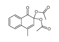 2,2-diacetoxy-4-methyl-2H-naphthalen-1-one Structure