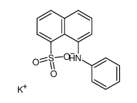 potassium 8-anilinonaphthalene-1-sulfonate Structure