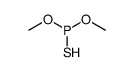 phosphonothioic acid O,O'-dimethyl ester Structure