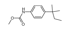 methyl N-(4-tert.-pentyl-phenyl)-carbamate结构式