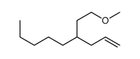 4-(2-methoxyethyl)non-1-ene结构式