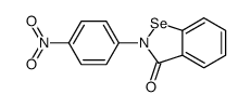 1,2-Benzisoselenazol-3(2H)-one, 2-(4-nitrophenyl)- Structure