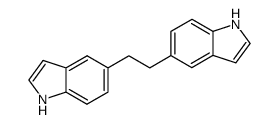 1,2-(5,5'-diindolyl)ethane Structure