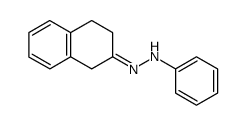 3,4-dihydro-1H-naphthalen-2-one phenylhydrazone结构式