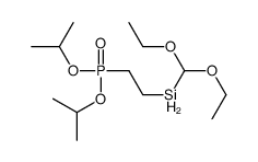 diethoxymethyl-[2-di(propan-2-yloxy)phosphorylethyl]silane Structure