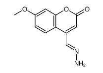 7-methoxycoumarin-4-hydrazone结构式