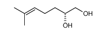 6-methyl-5-heptene-1,2(R)-diol Structure