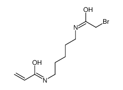 N-(5-(2-Bromoacetamido)pentyl)acrylamide Structure