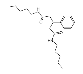 3-phenyl-glutaric acid bis-pentylamide结构式