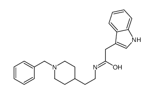 N-[2-(1-benzylpiperidin-4-yl)ethyl]-2-(1H-indol-3-yl)acetamide Structure