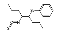 (5-isothiocyanatooctan-4-yl)(phenyl)selane Structure