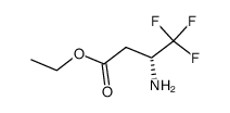 ethyl (R)-3-amino-4,4,4-trifluorobutanoate Structure