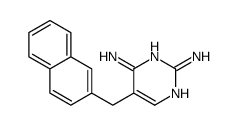 5-(naphthalen-2-ylmethyl)pyrimidine-2,4-diamine Structure