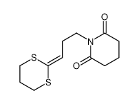 1-[3-(1,3-dithian-2-ylidene)propyl]piperidine-2,6-dione Structure