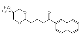 4-(5,5-DIMETHYL-1,3-DIOXAN-2-YL)-2'-BUTYRONAPHTHONE结构式