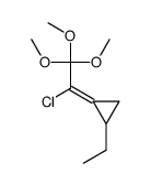 1-(1-chloro-2,2,2-trimethoxyethylidene)-2-ethylcyclopropane Structure