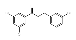 3-(3-CHLOROPHENYL)-3',5'-DICHLOROPROPIOPHENONE结构式