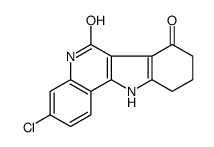 3-chloro-8,9,10,11-tetrahydro-5H-indolo[3,2-c]quinoline-6,7-dione结构式