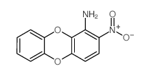 2-nitrodibenzo-p-dioxin-1-amine结构式