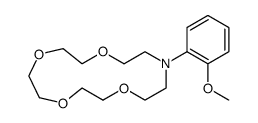 N-(2-甲氧基苯基)氮杂-15-冠-5结构式