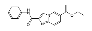 6-(1-ethoxyvinyl)-N-phenylimidazo[1,2-a]pyridine-2-carboxamide Structure