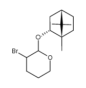 3-bromo-2-(1-bornyloxy)tetrahydropyran Structure