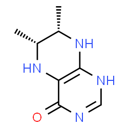 4(1H)-Pteridinone,5,6,7,8-tetrahydro-6,7-dimethyl-,cis-(9CI) Structure