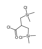 1.3-Bis-(chlordimethylsilyl)-2-chlorformyl-n-propan Structure