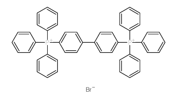 Phosphonium,[1,1'-biphenyl]-4,4'-diylbis[triphenyl-, dibromide (9CI) structure