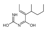 1-(2-(1-Metilbutil)crotonil)urea [Italian] Structure