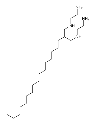 N,N'-bis(2-aminoethyl)-2-hexadecylpropane-1,3-diamine结构式