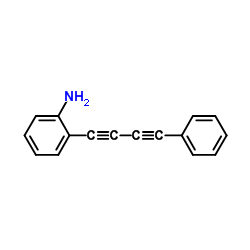 2-( 苯基-1,3-丁二炔-1-基)苯胺结构式