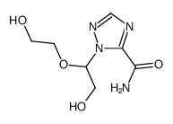 1-(1,5-dihydroxy-3-oxapent-2-yl)-1,2,4-triazole-5-carboxamide结构式