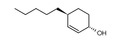 trans-4-Pentyl-2-cyclohexen-1-ol结构式