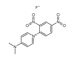 4-(dimethylamino)-1-(2,4-dinitrophenyl)pyridin-1-ium fluoride Structure